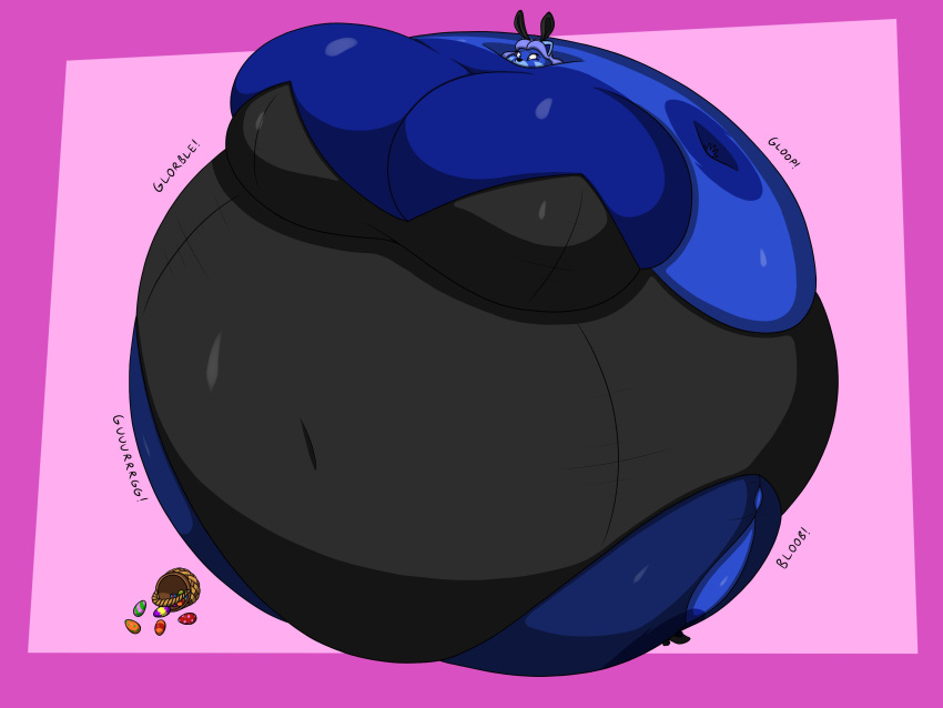 bao_azalea big_breasts blueberry_inflation breasts bunnysuit chubby furry huge_breasts lj_caffie sunken_head sunken_limbs thick_thighs wide_hips