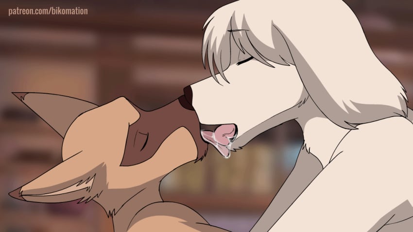 2d_animation animated anthro anthro_on_anthro beastars better_version_at_source bikomation bird_dog black_nose blush bodily_fluids body_hair brown brown_body brown_fur brown_nose canid canine canis cheek_tuft close-up closed_eyes collot_(beastars) coyote deep_kiss deep_kissing digital_media_(artwork) domestic_dog dripping duo durham_(beastars) embrace extreme_french_kiss eyebrows face_to_face facial_expressions facial_tuft fluffy_ears frame_by_frame french_kissing friends fur grey_body grey_fur hair hair_over_eyes head_to_head herding_dog hug hugging hunting_dog interspecies intimacy intimate kissing licking long_ears long_hair looking_pleasured love male male/male mammal multicolored_body multicolored_fur netflix nude nude_anthro nude_male old_english_sheepdog open_mouth orgasm_face pastoral_dog penetration room_701 roommate saliva saliva_on_tongue sex sheepdog short_playtime standing standing_sex tan_body tan_fur teeth tongue tongue_to_tongue tuft two_tone_body two_tone_fur white_body white_fur widescreen yellow_body yellow_fur