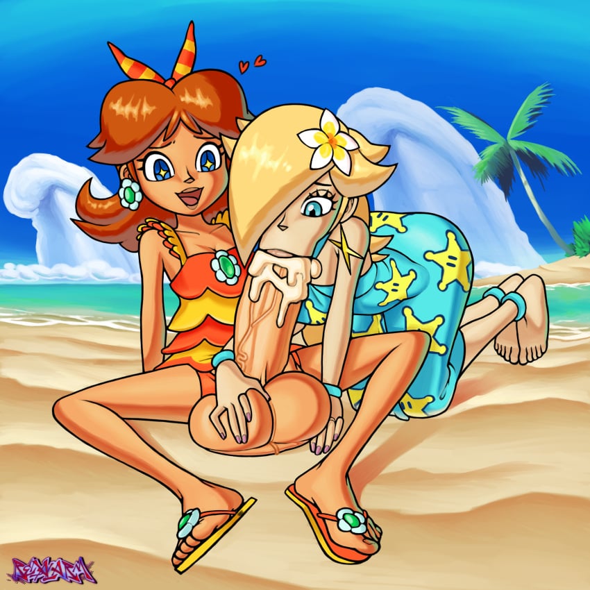 1futa 1girls balls beach big_balls big_penis blonde_hair brown_hair clothed clothing cum cum_in_mouth cum_inside duo erection fellatio female fully_clothed futa_on_female futanari grabbing_balls huge_ass huge_balls huge_cock huge_penis huge_testicles human large_penis light-skinned_female light-skinned_futanari light_skin long_hair mario_(series) mario_kart mario_kart_tour mostly_clothed nintendo oral oral_penetration oral_sex penis princess_daisy princess_rosalina redalarm sex sitting smooth_balls spread_legs tan-skinned_futanari tan_skin testicles_clench veiny_penis