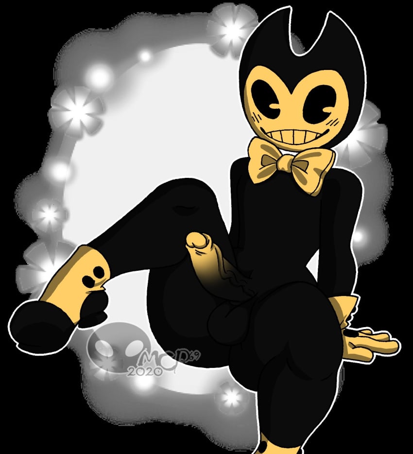 bendy bendy_and_the_ink_machine bendy_the_dancing_demon femboy mcp69 mscreepygreen20 penis smile tagme