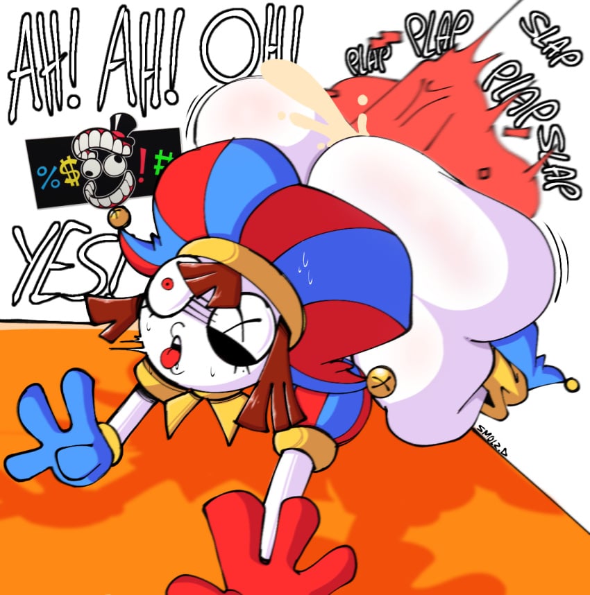 2023 2d 2d_(artwork) 2d_artwork ahe_gao anal anal_creampie anal_sex ass ass_jiggle ass_shake big_ass big_butt breasts brown_hair clown clown_girl creampie cum cum_inside cumming_from_anal_sex cumming_inside female floating_penis glitch_productions gloves gooseworx hyper_ass hyper_butt jester jester_costume jester_hat jester_outfit jiggle jiggling_ass laying_down no_background pomni pomni_(the_amazing_digital_circus) short_hair smolzd tagme the_amazing_digital_circus tongue_out white_body