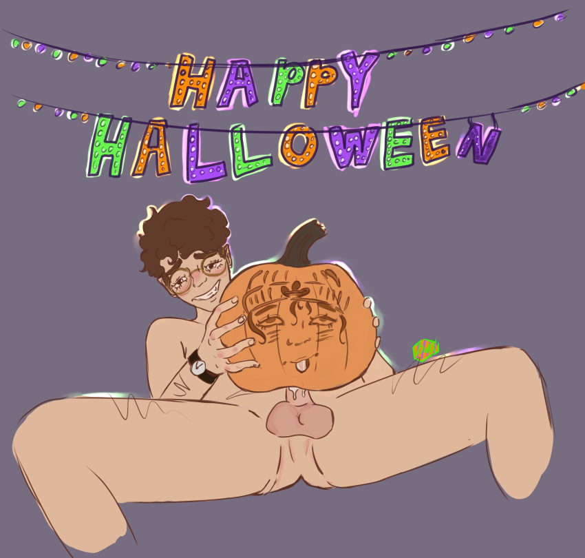 cum halloween halloween_theme insertion masturbation mcyt minecraft minecraft_youtubers pumpkin pumpkin_head pumpkin_sex qsmp solo solo_focus solo_male thinking twitch.tv vegetable wilbur_soot youtube youtubers