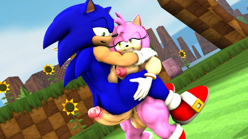 1boy 1futa 3d 3d_(artwork) amy_rose duo futa_on_male futanari imminent_sex intersex nackey sonic_(series) sonic_the_hedgehog stand_and_carry_position standing tagme