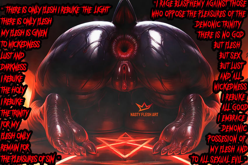 ai_generated anthro anus ass bending_over_position bent_over blasphemy caption demon devil evil feet foot_fetish furry hell highres inviting_to_fuck inviting_to_sex inviting_viewer lust milf musk musk_clouds nasty_flesh_art pentagram presenting_anus presenting_ass presenting_butt presenting_feet religion religious ritual smell smelly_ass smelly_feet smelly_pussy snake soles steam sweat sweating sweaty sweaty_ass sweaty_feet thick_ass thick_female thick_thighs wide_hips