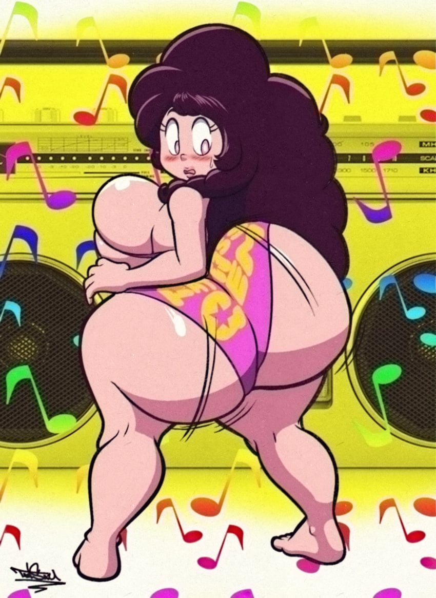 1girls alternate_universe ass big_ass big_breasts body_control bottom_heavy bouncing_ass breasts brown_hair bubble_butt busty dat_ass dumptruck_ass fat_ass female female_only gem_(species) gold_boombox_(prevence) huge_ass huge_breasts large_ass large_breasts massive_ass nora_quartz_universe rule_63 solo steven_universe tansau thick_ass thick_thighs twerk_hypnosis twerking wide_hips