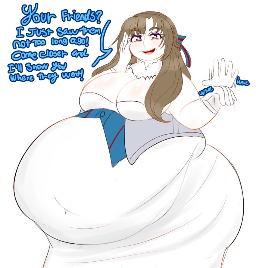 belly belly_bulge big_belly big_belly_bulge big_breasts breasts commission do_you_love_your_mom_and_her_two-hit_multi-target_attacks? light-skinned_female light_skin lying milf milf_pred mother mother_pred oosuki_mamako oral_vore post_digestion post_vore pre_vore renhanaswife soft_vore still_hungry talking_to_viewer tsuujou_kougeki_ga_zentai_kougeki_de_ni-kai_kougeki_no_okaasan_wa_suki_desu_ka? vore vore_belly waving waving_at_viewer weight_gain