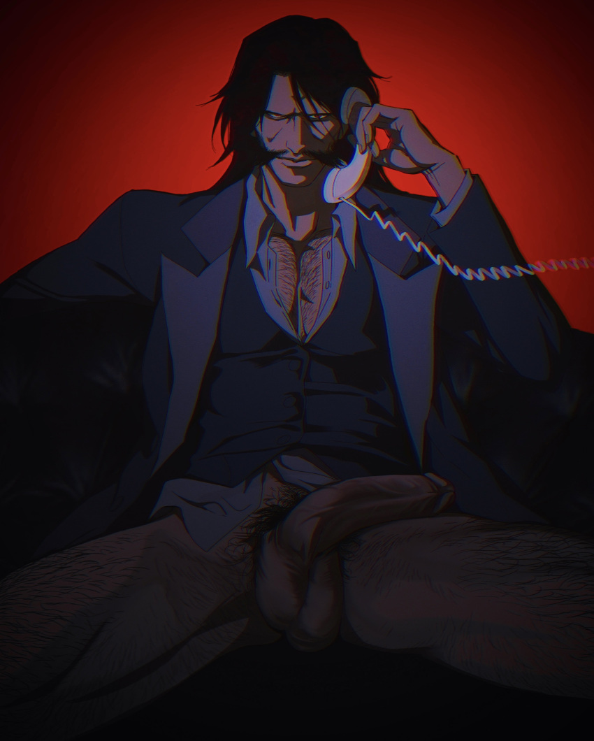 artist_request bara bleach bleach:_the_thousand-year_blood_war dilf erection gay penis yhwach