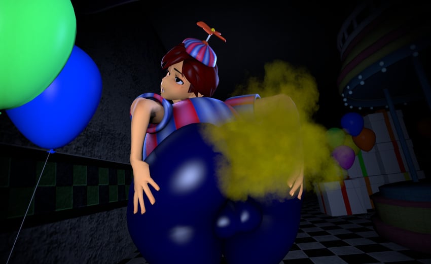 3d 3d_(artwork) aged_up backsack balloon_boy_(fnaf) ballsack bonfiebutt bubble_ass bubble_butt clothed dat_ass fart fart_cloud fart_fetish farting_at_viewer femboy five_nights_at_freddy's five_nights_at_freddy's_2 male sfm source_filmmaker tagme twink