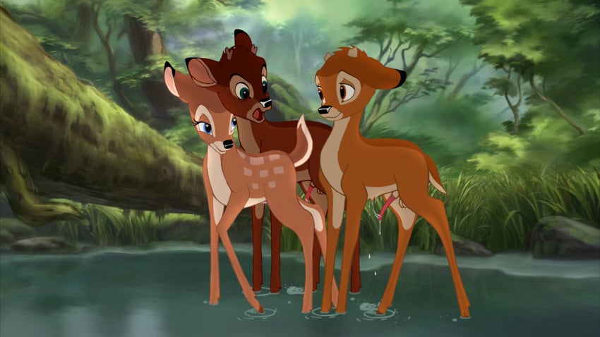 bambi_(character) bambi_(film) cub disney edit faline feral penis ronno tagme testicles