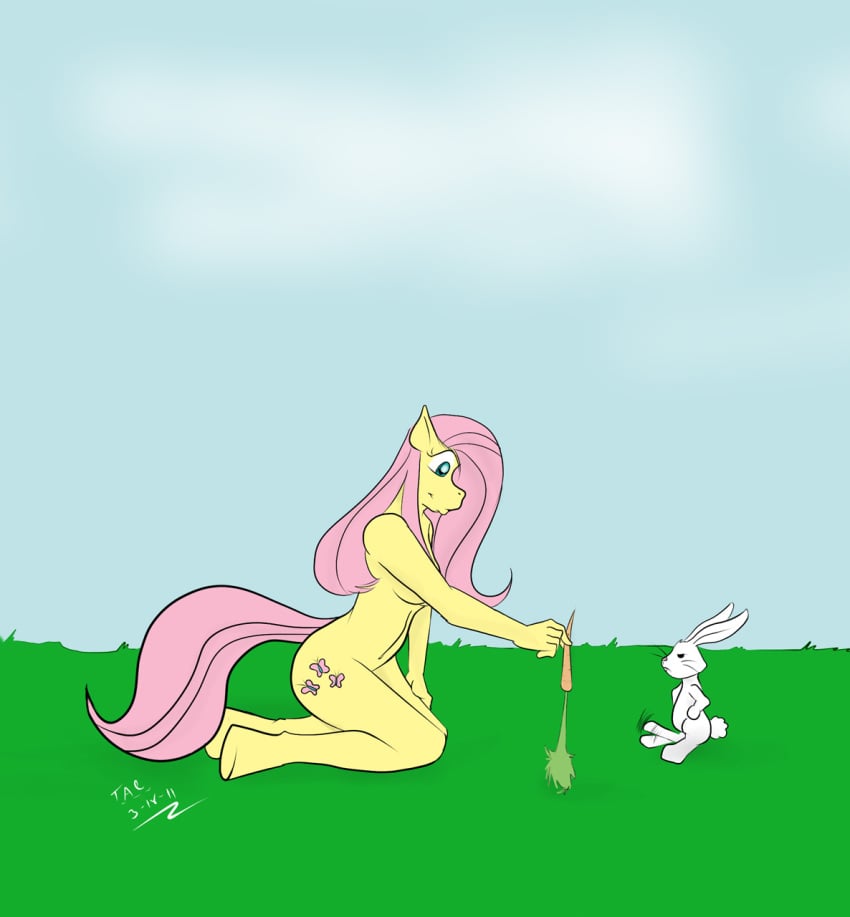 anthro fluttershy_(mlp) friendship_is_magic my_little_pony sailor_anna smooth_skin tagme