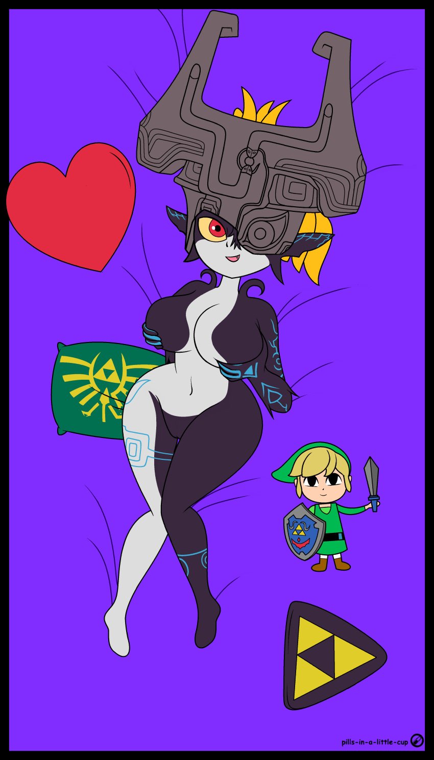 breasts female female_only imp_midna looking_at_viewer midna nintendo open_mouth pills-in-a-little-cup pointy_ears tagme the_legend_of_zelda the_legend_of_zelda:_twilight_princess twilight_princess