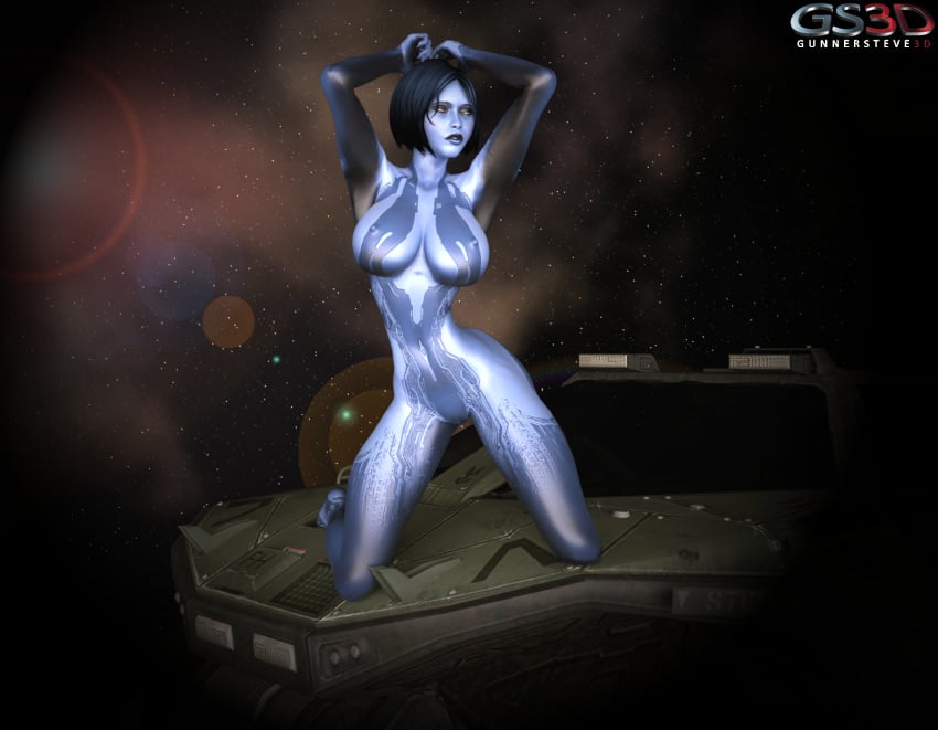 1girls 3d arms_up artificial_intelligence big_breasts blue_body blue_hair blue_lips blue_skin breasts cortana curvy curvy_figure female female_only gunnersteve3d halo_(series) nipples nude nude_female on_knees on_vehicle pose pussy solo space spread_legs star thick thick_thighs thin_waist vagina vehicle voluptuous wide_hips