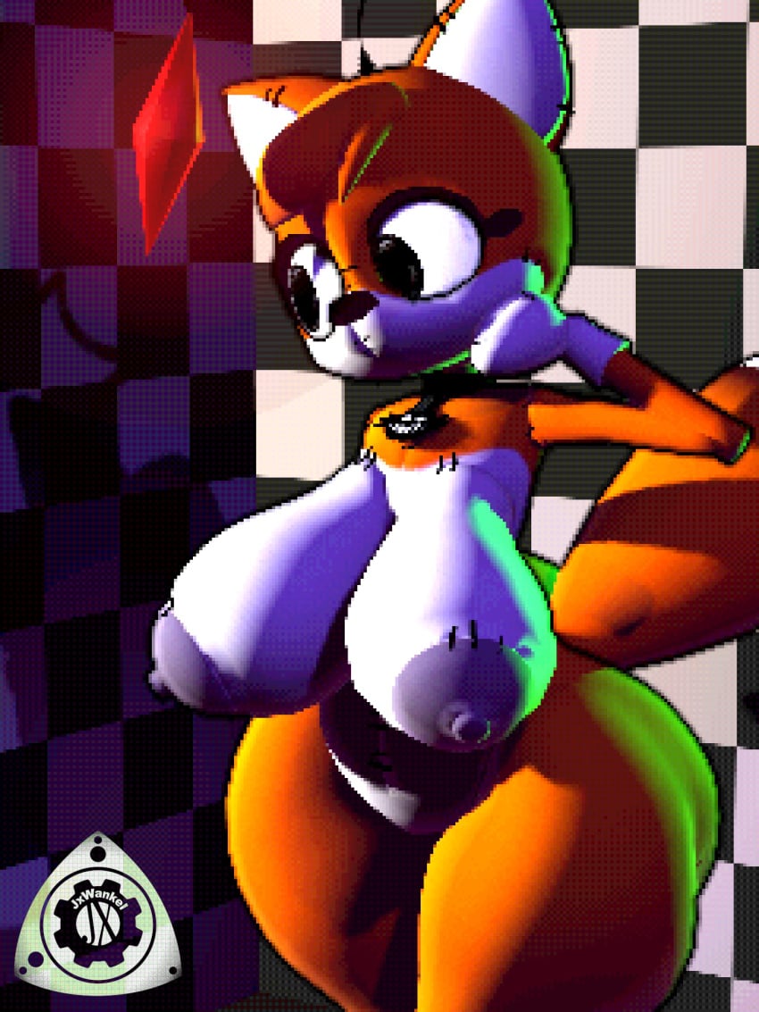 1female 1girls 3d 3d_(artwork) anthro anthrofied ass big_ass big_breasts big_butt biped black_eyes black_nose bleak_ambiance breasts canid canine canis checkered_walls completely_nude creepypasta female fox fox_ears fox_girl fox_tail fur furry furry_female gem genderswap_(mtf) genitals grey_nipples hedgehogs_slutty_collection horror horror_(theme) huge_breasts humanoid jxwankel luiske476 mobian_(species) monster monster_girl mouthless multi_tail multicolored_body multicolored_fur naked naked_female nightmare_waifu no_mouth nude orange_body orange_ears orange_fur orange_skin orange_tail plushie puppet red_gem red_jewel ruby_(gem) rule_63 sega solo sonic.exe_(series) sonic_(series) sonic_r sonic_the_hedgehog_(series) standing stitches stuffed_animal stuffed_toy tails tails_doll tailsko tailsko_doll terror thick_thighs two_tone_tail video_game_character video_games watermark white_body white_breasts white_ears white_fur white_skin white_tail