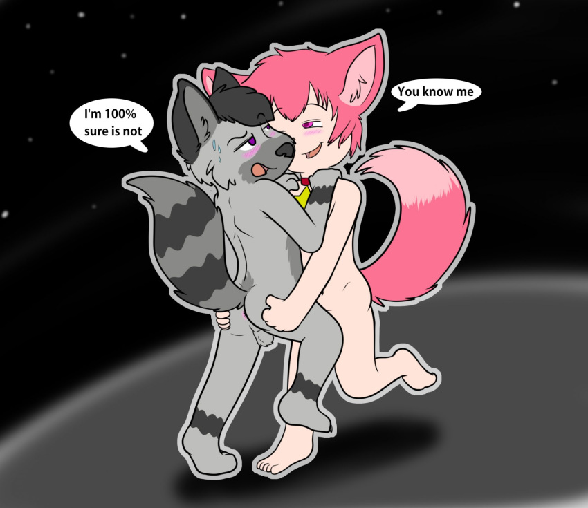 anthro duo hi_res hybrid male male/male nude pingfong pinkfong skunket