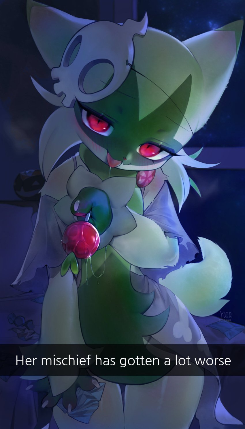 1girls anthro candy female female_only floragato fur furry green_fur lollipop offering_lollipop pokemon pokemon_(species) pov saliva saliva_drip saliva_string saliva_trail seductive seductive_eyes seductive_look seductive_mouth tagme tail thick thick_thighs thigh_gap thighs tongue tongue_out yuio