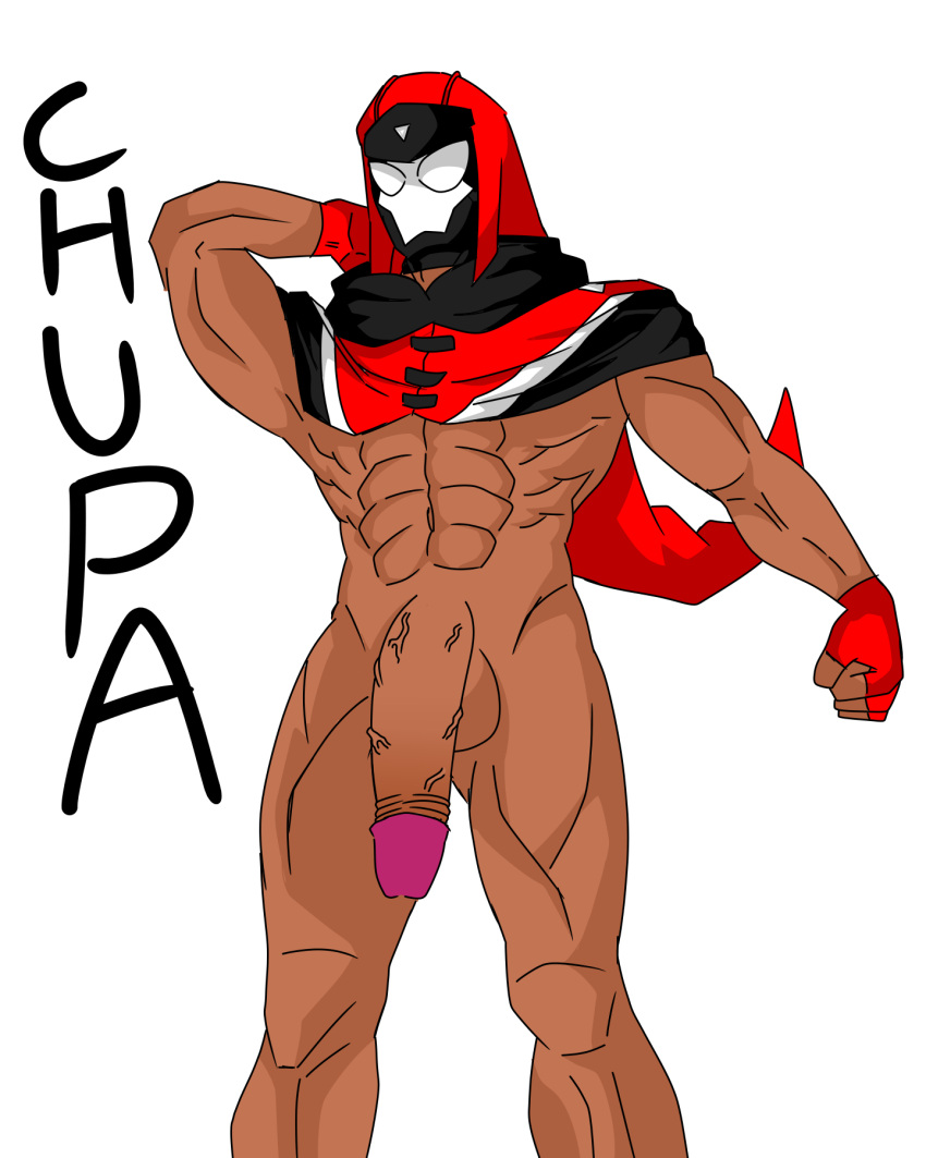 1boy big_penis black_body brasil brazilian brazilian_folklore brazilian_mangá dark-skinned_male folklore male minzoku_no_chikara penis saci_pererê self_upload solo superhero