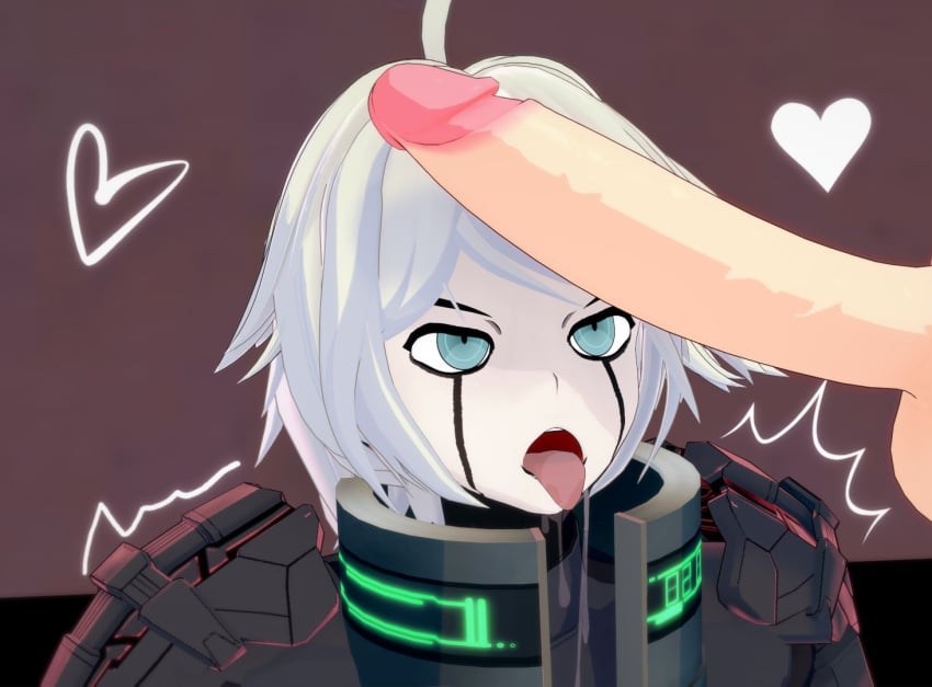 cock_worship danganronpa danganronpa_v3 drooling gay k1-b0 keebo kghgk kiibo male/male male_only yaoi