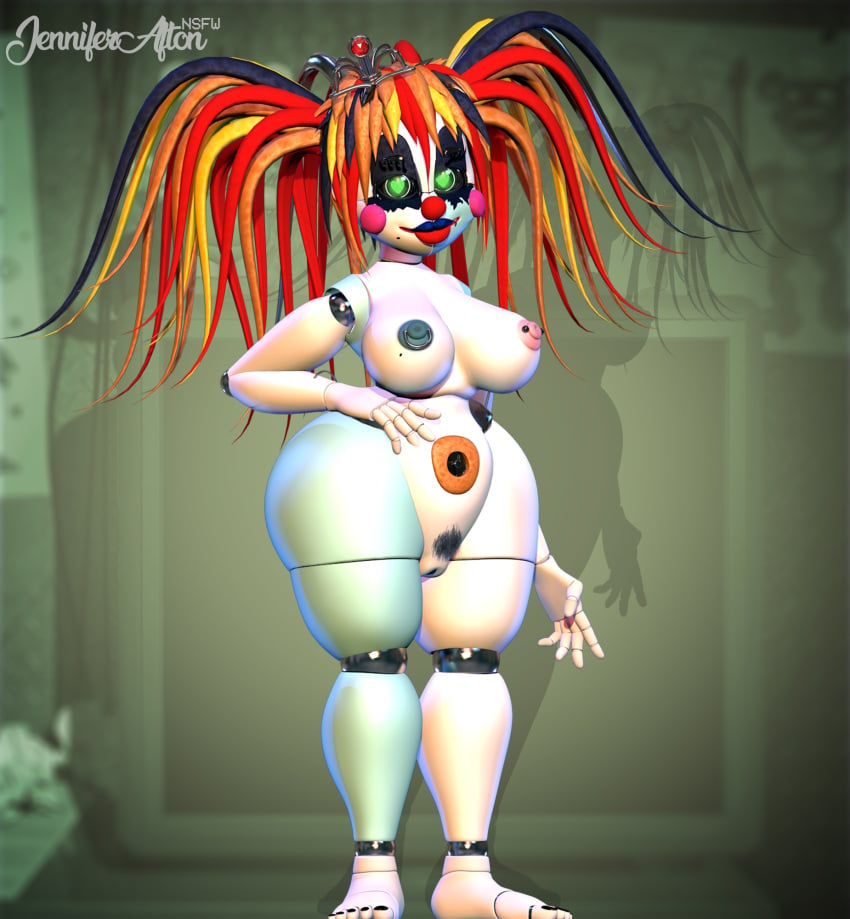 1girls 3d 3d_(artwork) areolae barefoot breasts completely_nude completely_nude_female female female_only five_nights_at_freddy's freddy_fazbear's_pizzeria_simulator full_body marietoadstool naked naked_female nipple_piercing nipples nude nude_female piercing scrap_baby scrap_baby_(fnaf) scrap_baby_(rckke) solo solo_female