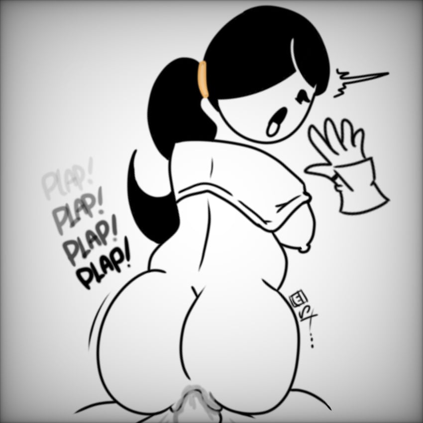 black_hair cartoony cowgirl_position moist rec_room rec_room_avatar riding riding_penis