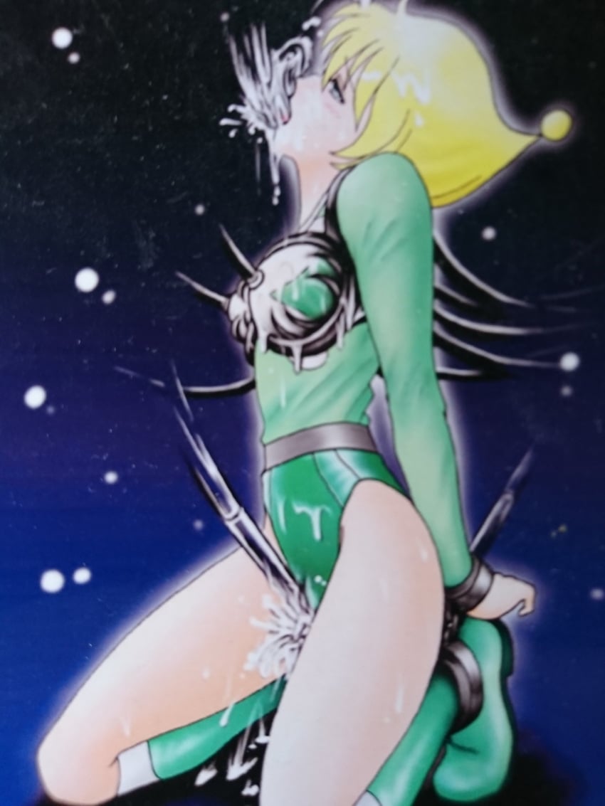 blonde_hair cum_in_mouth cum_in_pussy cum_inside cum_on_body cum_on_breasts cum_on_hair handcuffs jetter_mars miri_(jetter_mars) restrained restraints robot robot_girl robot_humanoid tentacle tentacle_rape tentacle_sex unknown_artist