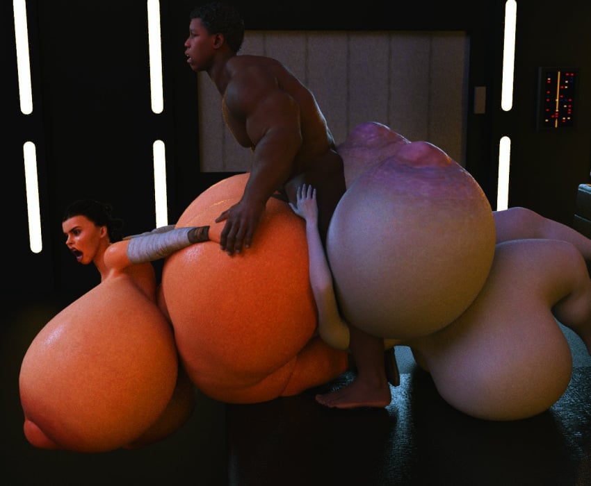 1boy 2girls 3d 3d_(artwork) ass ass_bigger_than_breasts ass_bigger_than_head ass_bigger_than_torso bare_breasts big_ass big_breasts big_butt big_nipples breasts breasts_bigger_than_head breasts_bigger_than_torso dark-skinned_male dark_skin disney dumptruck_ass dumptruck_butt enormous_ass enormous_breasts enormous_butt exposed_breasts female finn_(star_wars) giant_breasts gigantic_ass gigantic_breasts gigantic_butt huge_ass huge_breasts huge_butt huge_nipples hyper_ass hyper_breasts hyper_butt inflation jackd22 large_ass large_breasts large_butt large_nipples male massive_ass massive_breasts massive_butt massive_nipples nipples rey sex star_wars tagme