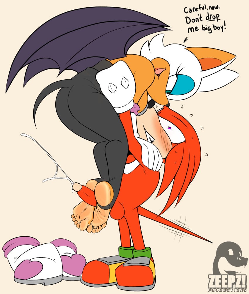 anthro anthro_on_anthro bat bodily_fluids cum cumshot echidna ejaculation feet female foot_fetish foot_play footjob genital_fluids hi_res knuckles_the_echidna male male/female mammal monotreme rouge_the_bat sega sex sonic_(series) sonic_the_hedgehog_(series) zp92