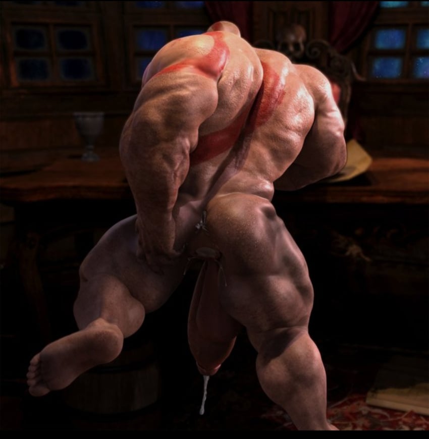 3d artist_request bald bald_male bara beard big_ass big_butt big_penis boner bubble_ass bubble_butt cum_in_ass cum_leaking_out_of_anus daddy dilf erection facial_hair fat_ass fat_butt gay god_of_war huge_ass huge_butt huge_cock kratos lake male male_focus male_only massive_ass massive_butt mature_male muscular muscular_arms muscular_ass muscular_back muscular_legs muscular_male muscular_thighs nude older_male penis solo solo_male spread_ass thick_ass thick_thighs water white_markings