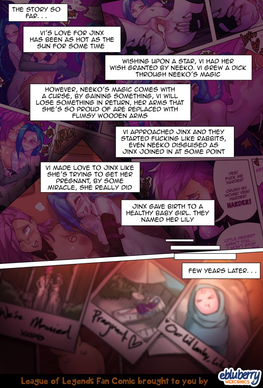 1futa 1girls after_sex baby birth childbirth comic comic_page couple cum cum_drip cum_in_pussy cum_inside cumflation description duo ebluberry female futa_on_female futa_wife futanari impregnation impregnation_request incest incest_impregnation incest_marriage incest_pregnancy jinx_(league_of_legends) league_of_legends light-skinned_female light-skinned_futanari light_skin marri married_couple page_1 post-timeskip pregnant pregnant_female riot_games sibling_incest siblings sister_and_sister sisters vi