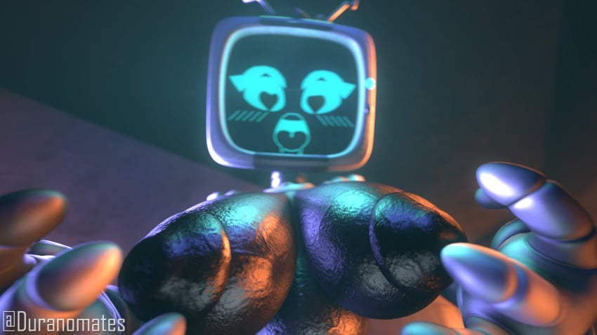 3d_(artwork) big_breasts breasts duranomates five_nights_at_freddy's freddy_in_space_2 heart_eyes lolzhax robot robot_girl tagme