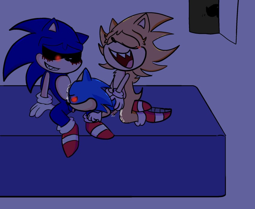 anal anal_sex ankifun cub cum erection fleetway_comics fleetway_super_sonic gay genital_fluids gloves group_sex oral penetration penis rape red_eyes sonic.exe sonic.exe_(character) sonic.exe_(series) sonic_(series) sonic_the_hedgehog sunky.mpeg trio yellow_body yellow_fur