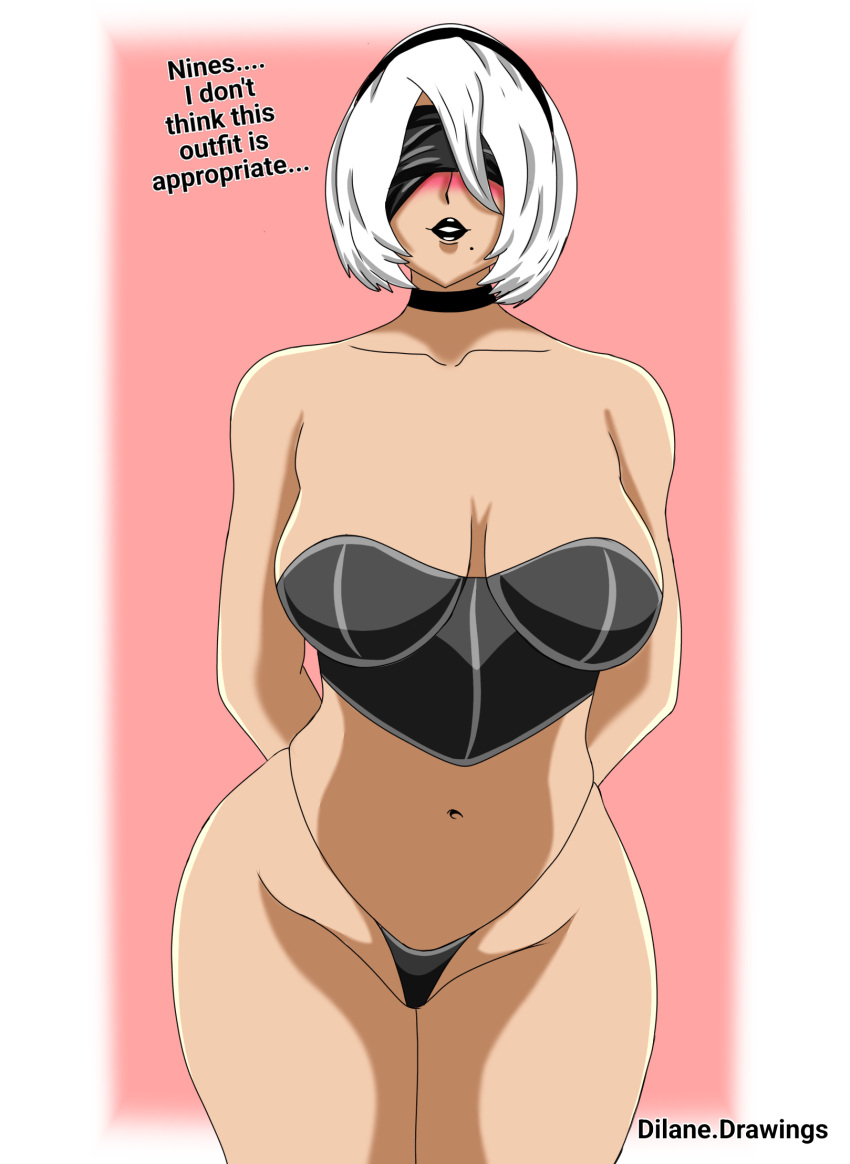 Yorha 2b (Nier: Automata) Rule 34 Image