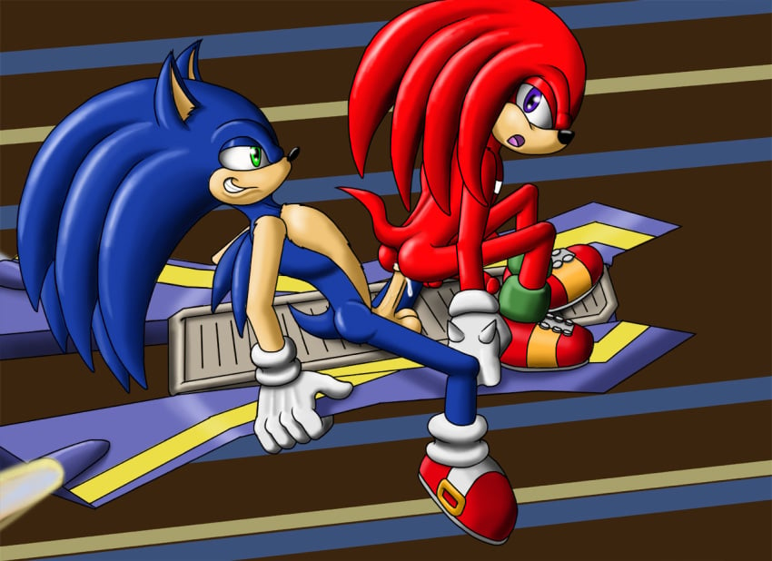 anthro board buggery cobra_mcjingleballs color echidna extreme_gear fur furry furry_only hedgehog hover_board insertion interspecies knuckles_the_echidna male male_only multiple_males nude sex side_view sonic_(series) sonic_the_hedgehog tagme yaoi