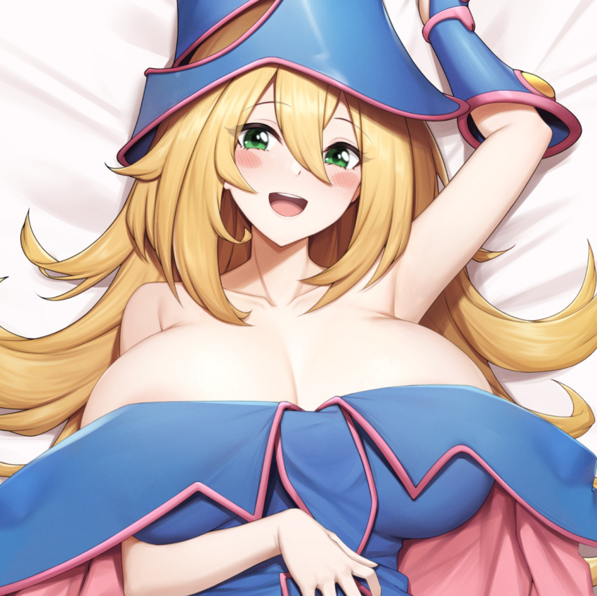 1girls dakimakura dark_magician_girl duel_monster fou_zi kannko_bokujou paintcan yu-gi-oh!