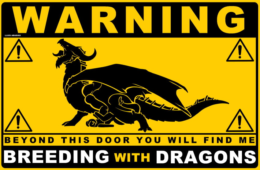 caution_sign dracophilia dragon indie_virtual_youtuber lluisabadias mating_press melissa_belladonna pictogram size_difference tail tiefling tieflingmelissa_(vtuber) virtual_youtuber warning_sign warning_sign_person zoophilia