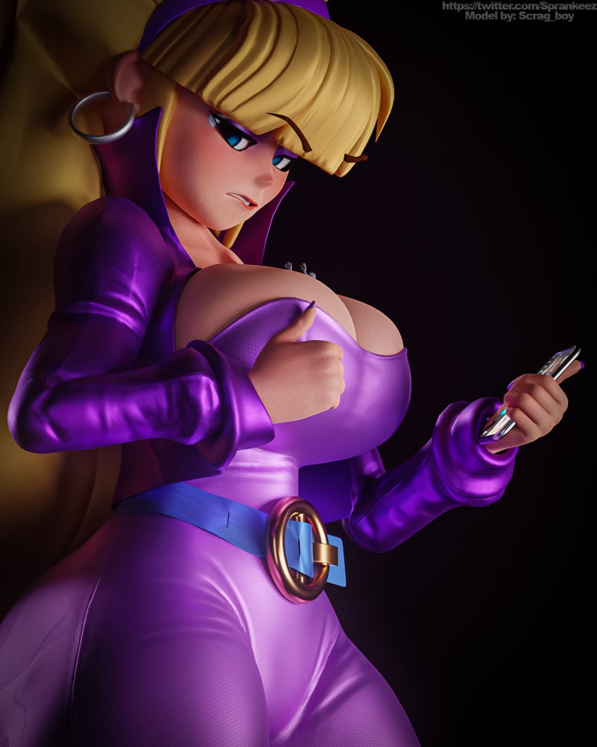 3d 3d_model aged_up big_breasts boob_crush breasts busty disney disney_channel disney_xd femdom giantess gravity_falls huge_breasts large_breasts larger_female macro micro miniguy pacifica_northwest pacifica_northwest_(scrag_boy) rn scrag_boy shrunken_male size_difference sprankeez