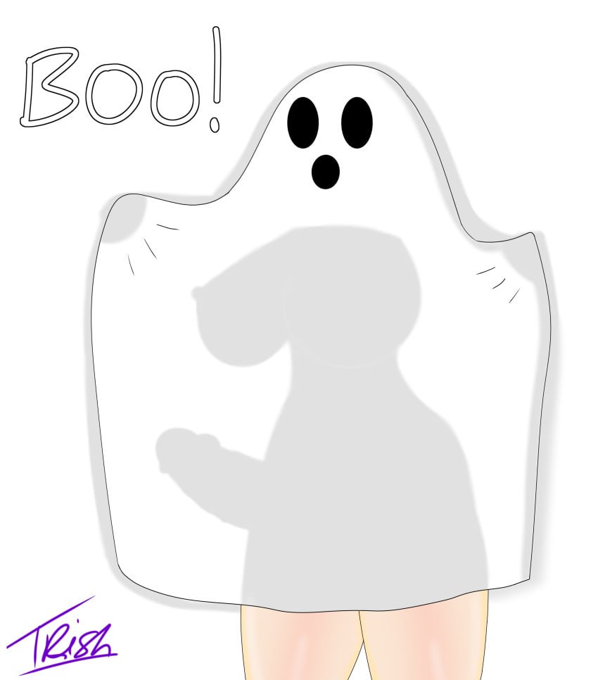 1futa breasts erect_nipples erection futa_only futanari ghost ghost_costume ghost_girl ghost_nipples gothtrishy halloween_costume huge_breasts nipple_bulge nipples nipples_visible_through_clothing nude penis shadow sheet_ghost silhouette silhouetted_penis thick_thighs underwear