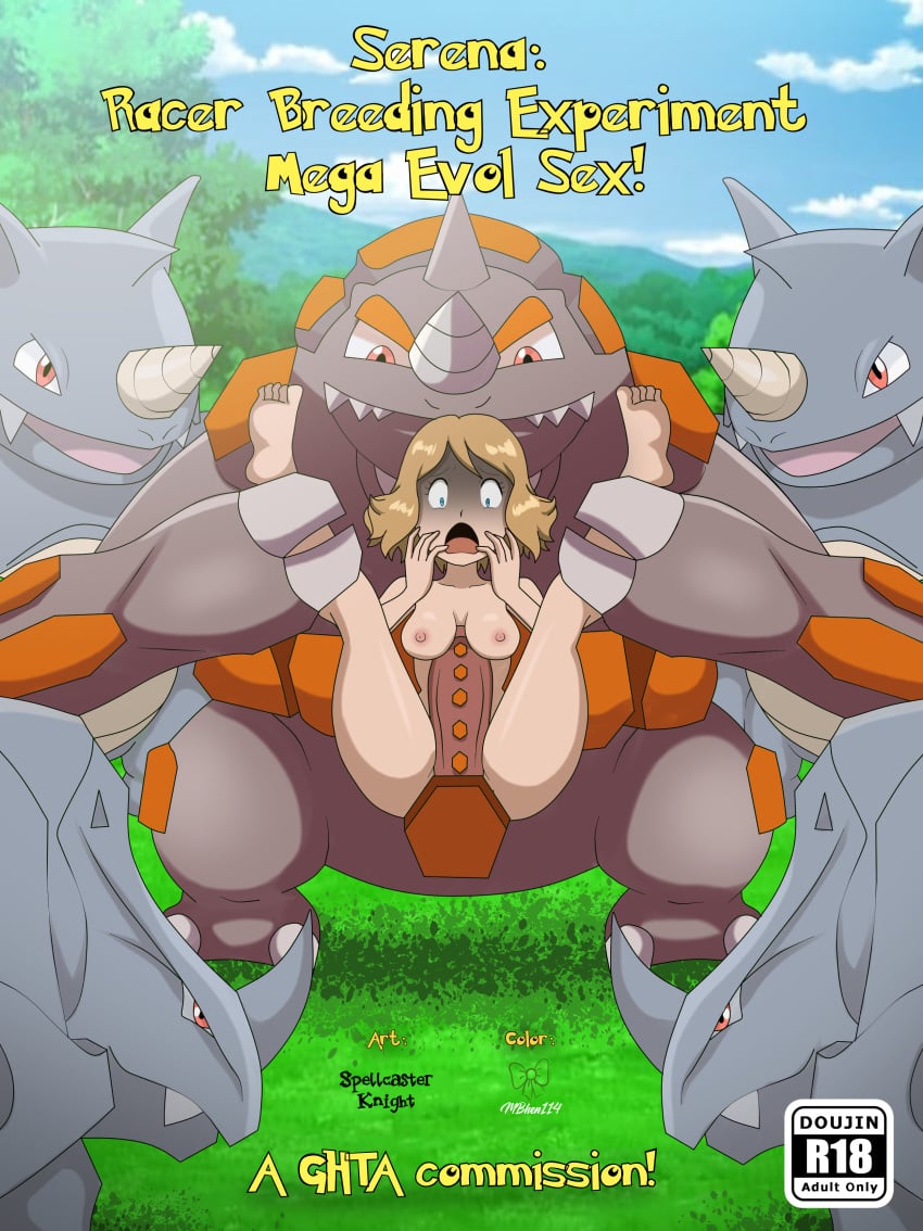 1girls barefoot blonde blonde_female blonde_hair blonde_hair_female feet imminent_rape imminent_sex interspecies mbhen114 monster_cock outdoors pokemon pokemon_(species) pokephilia rape rhydon rhyhorn rhyperior serena_(pokemon) short_hair size_difference soles spellcaster_knight toes