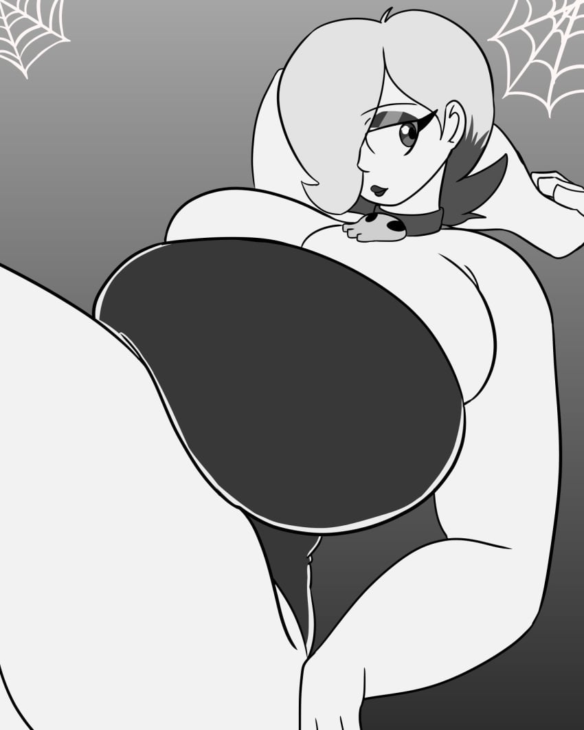 big_ass big_breasts boob_window clothed dress female female_only huge_ass huge_breasts kyle5021 no_bra no_underwear oc oc_request sideass sideboob