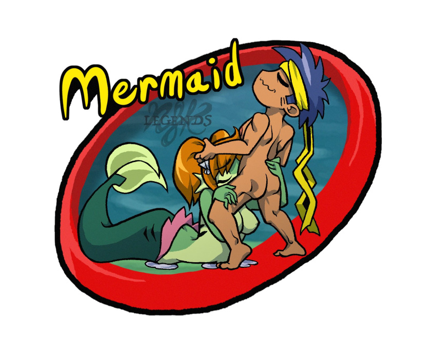 bolo chibi fellatio highres legendsnjk mermaid monster_girl nude oral shantae straight twintails