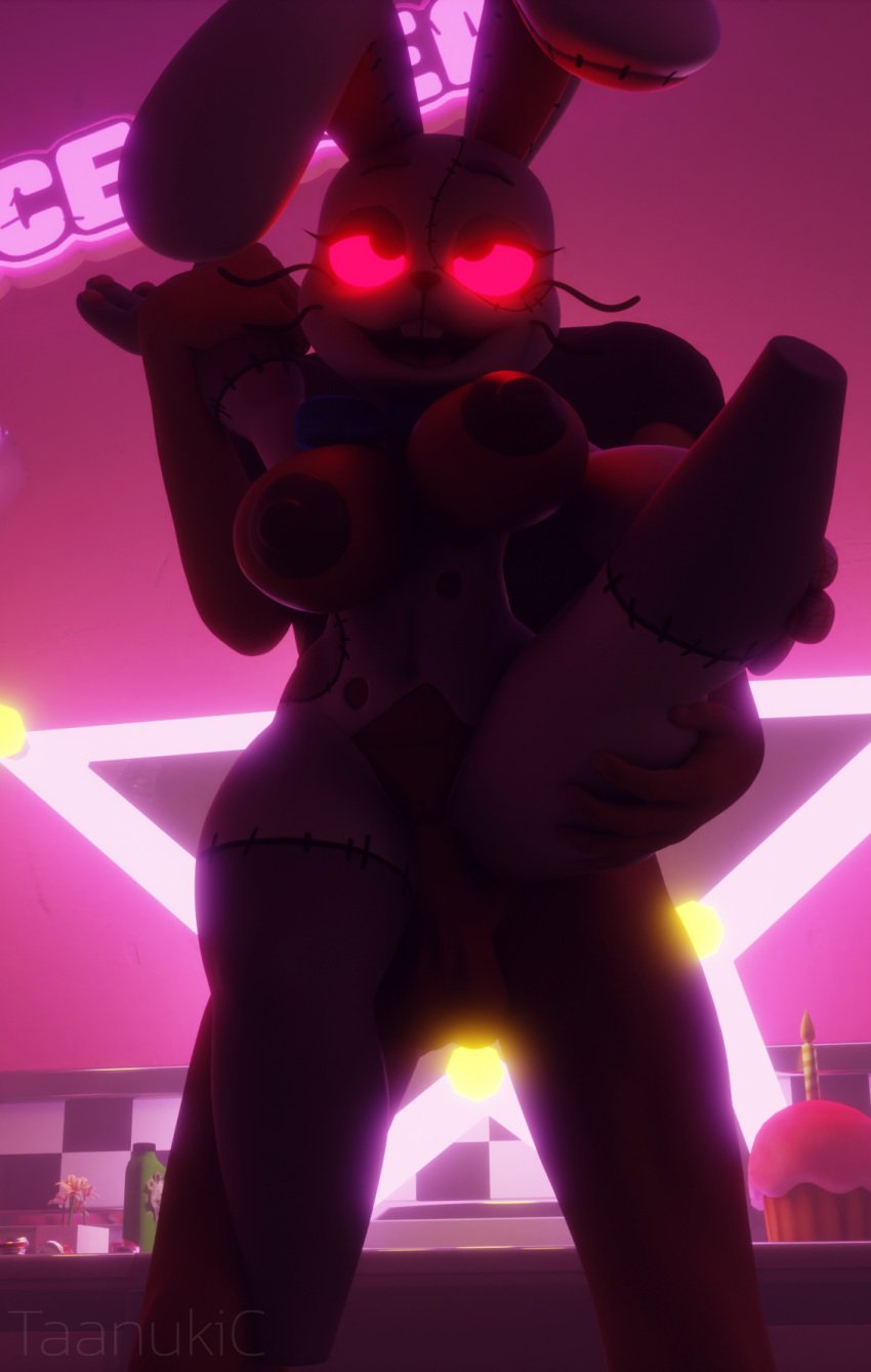 1boy 1boy1girl 1girls 3d 3d_model ahe_gao anon before_sex belly belly_button big_ass big_breasts big_penis black_body blender bunny_costume bunny_ear bunny_ears bunny_girl bunny_tail bunnysuit carrying carrying_partner female five_nights_at_freddy's five_nights_at_freddy's:_security_breach fnaf furry hi_res highres large_breasts lifting_person male realistic scottgames size_difference soft_shading straight tanukichan twitter_username vanny_(fnaf)