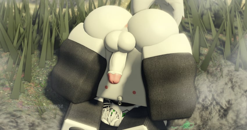 1boy 3d :3 arctic_fox aroused ass_up beanie beanie_hat bell_collar belly belly_button boner collar elixir_(roblox) femboy flat_chest fox fox_ears gay gloves grass grass_field green_eyes hair hat neko no_panties no_pants paws penis roblox rock shibsol_rr34 shy small_penis socks spread_legs tagme thighhighs thighs upside-down warmers whiskers white_body white_fur white_hair white_skin