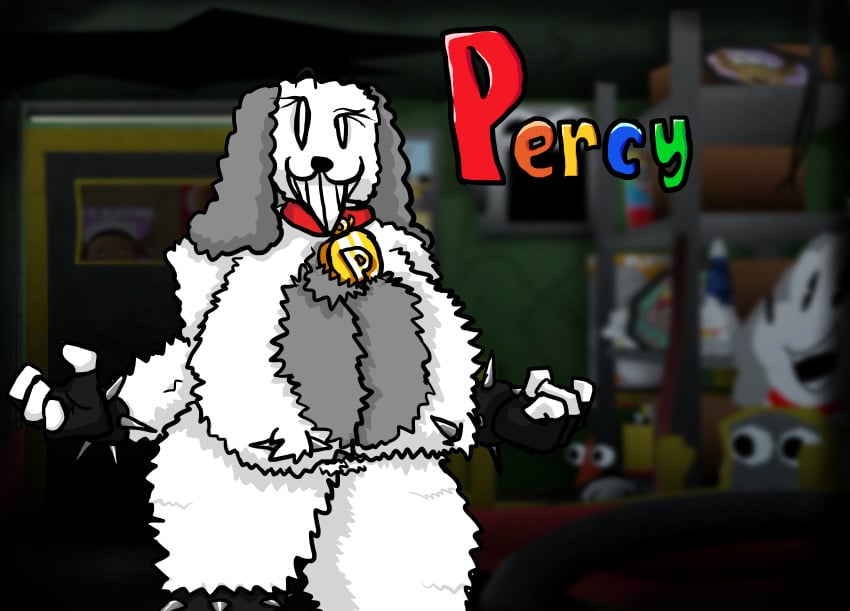 .dotase aged_up big_ass big_breasts canid canine fan_game fingerless_gloves five_nights_at_freddy's fur_tuft fur_tufts huge_ass nipple_piercing percy percy_poodle_(pwp) pierced_nipples piercing piercings piercings_on_nipples poodle spiked_bracelet tuft tuftles tufttles white_body white_eyes white_fur