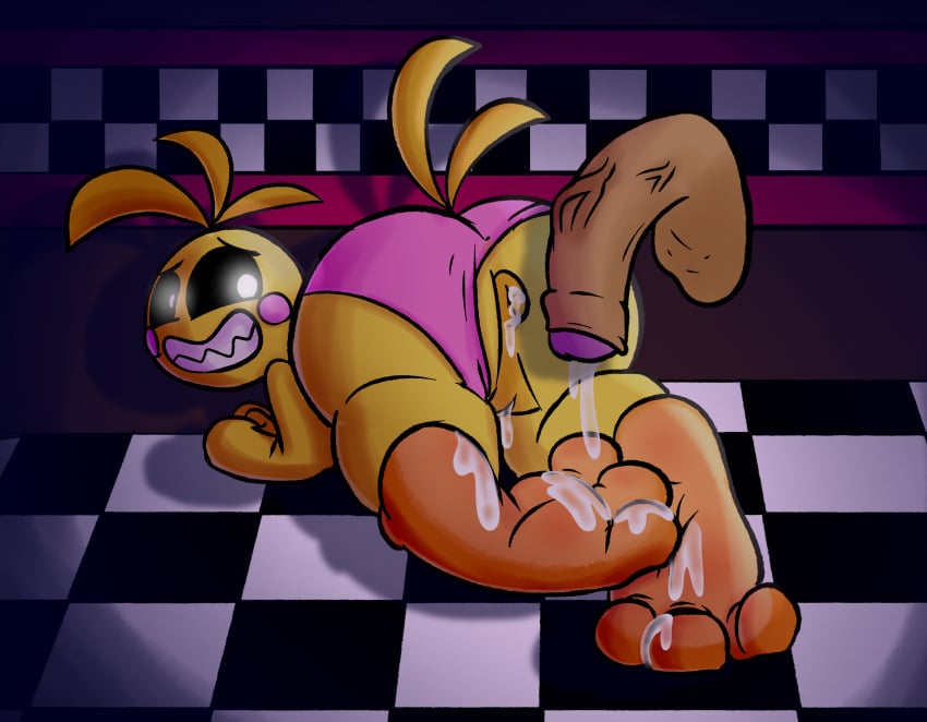 after_anal after_sex after_vaginal animal_humanoid animatronic anthro anus ass asshole avian baggy_(artist) balls barefoot bird bodily_fluids chicken clothed clothed_sex clothing clothing_aside cum cum_drip cum_in_ass cum_in_pussy cum_inside cum_on_feet digital_media_(artwork) disembodied_penis dripping duo ejaculation feet female five_nights_at_freddy's five_nights_at_freddy's_2 foot_fetish foot_focus foot_play foreskin galliform gallus_(genus) genital_fluids genitals hi_res human humanoid humanoid_genitalia humanoid_penis light-skinned_male machine male male/female mammal panties panties_aside penile penis phasianid pussy robot scottgames sex smile soles tail teeth thong_aside toes toy_chica_(fnaf) underwear underwear_aside vaginal_penetration