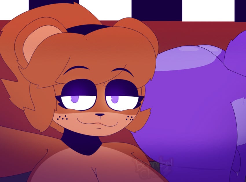 1boy 1girls anthro bear bent_over bodily_fluids bonfie bonfie_(cryptiacurves) bonnibelchu bonnie_(cally3d) bonnie_(fnaf) cum cum_drip dripping duo female femboy five_nights_at_freddy's flaccid foreskin freddy_(fnaf) fredina_(cally3d) frenni_fazclaire genital_fluids genitals kurihere lagomorph leaking_cum leporid male mammal nude penis rabbit scottgames selfie straight