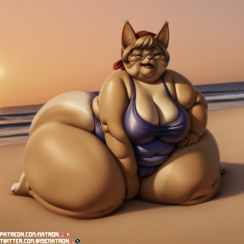 1girls 4k ai_generated anthro areola areolae bbw belly belly_button big_breasts breasts breasts cat_humanoid fat_woman feline female female female_only furry highres humanoid massive_thighs matronai_(artist) mature mature_anthro mature_female mature_woman milf mother nipples obese obese_anthro obese_female overweight overweight_female patreon patreon_username pinup poppy_o'possums_adoptive_mother poppy_opossum solo solo_female solo_focus ssbbw stable_diffusion swimsuit thick_thighs twitter_username wide_hips