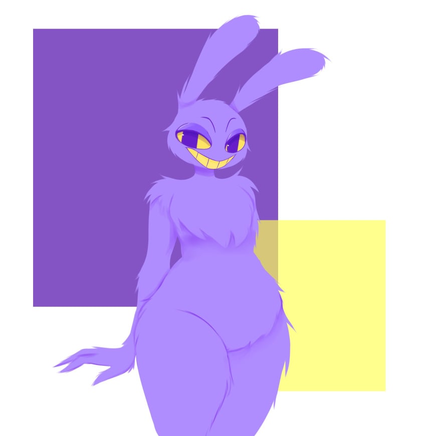 2020s 2023 anthro big_ass big_butt big_thighs bunny bunny_boy bunny_ears femboy femboy_focus femboy_only feminine feminine_body feminine_male feminine_pose fluff fluffy fluffy_chest fluffy_ears fluffy_fur fluffy_tail fur furry furry_only girly glitch_productions hips hips_wider_than_shoulders huge_ass huge_butt huge_thighs jax_(the_amazing_digital_circus) male male_focus male_only plasticrarity purple_body purple_fur purple_hair the_amazing_digital_circus thick thick_ass thick_hips thick_legs thick_thighs thighs thighs_bigger_than_head thighs_larg thighs_together yellow_eyes yellow_sclera yiff