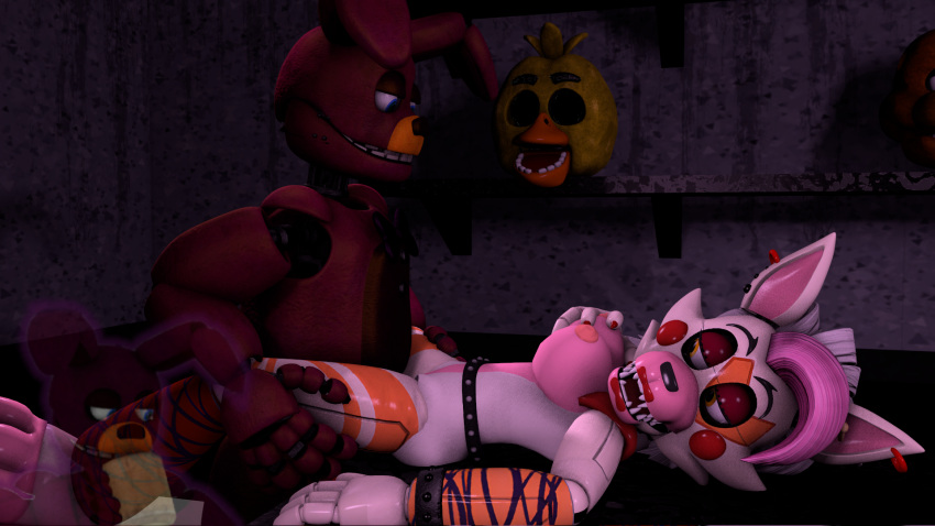 1boy 1boy1girl 1girls blue_eyes bunny_boy crosxsfm five_nights_at_freddy's five_nights_at_freddy's:_security_breach glamrock_mangle penetration penis penis_in_pussy purple_skin sex spring_bonnie spring_bonnie_(fnaf) straight vaginal_insertion vaginal_penetration vaginal_sex wolf_girl yellow_eyes