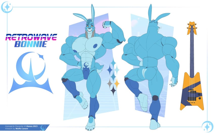 1boy 1male 2023 abs alternate_version_available animatronic anthro anthro_focus anthro_only anthro_solo ass ass_focus bara barazoku beefy biceps bigger_male bodypaint butt_focus claws completely_nude completely_nude_male cotton_tail digital_drawing_(artwork) digital_media_(artwork) finger_claws five_nights_at_freddy's five_nights_at_freddy's:_security_breach flexing flexing_arms flexing_bicep fluffy_tail fuck_nights_at_freddy's_(au) furry furry_male furry_only glamrock_bonnie_(fnaf) hair half-closed_eyes hand_on_hip lagomorph lagomorph_humanoid leporid leporid_humanoid long_ears looking_at_viewer machine male male_anthro male_focus male_only manly muscle muscles muscular muscular_anthro muscular_arms muscular_ass muscular_legs muscular_male muscular_thighs musical_instrument nipples no_genitals nude nude_male pecs pectorals plucked_string_instrument posing_for_the_viewer presenting presenting_ass presenting_butt rabbit rabbit_humanoid retrowave_bonnie_(xianoschaos) robot scottgames short_hair short_tail smile smiley_face smiling smiling_at_viewer solo solo_anthro solo_focus solo_in_panel solo_male standing_on_one_leg steel_wool_studios toe_claws toes wolfiecanem xianos yiff