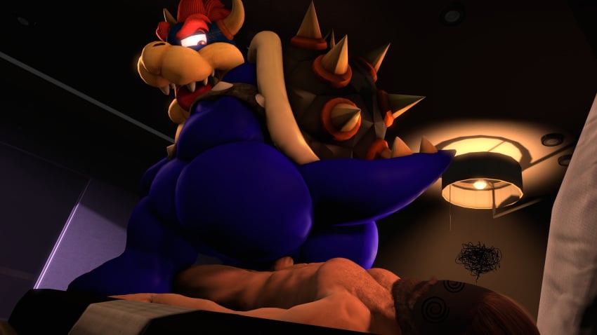 2boys 3d aiden_(uncle_aiden) aidenz anal ass bowser gay human indoors interspecies looking_at_another looking_back lying male male_only mario_(series) multiple_boys oc on_back original original_character penis sex tagme yaoi