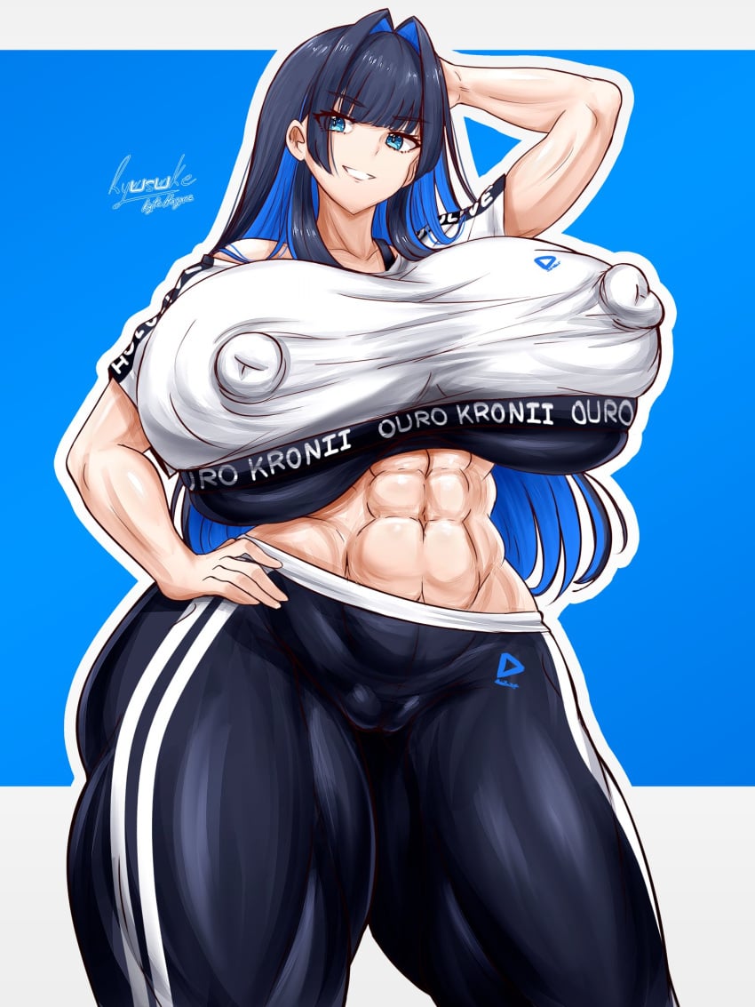 areola ass big_areola big_ass big_breasts big_nipples big_thighs blue_eyes blue_hair blush breasts gigantic_ass gigantic_breasts gigantic_thighs hololive hololive_english huge_areola huge_ass huge_breasts huge_nipples huge_thighs long_hair muscular muscular_female nipples ouro_kronii pussy ryusuke_kh_(ryusuke_kyte_hagane) ryusuke_kyte_hagane shirt tagme thick_hips thick_thighs thighs virtual_youtuber